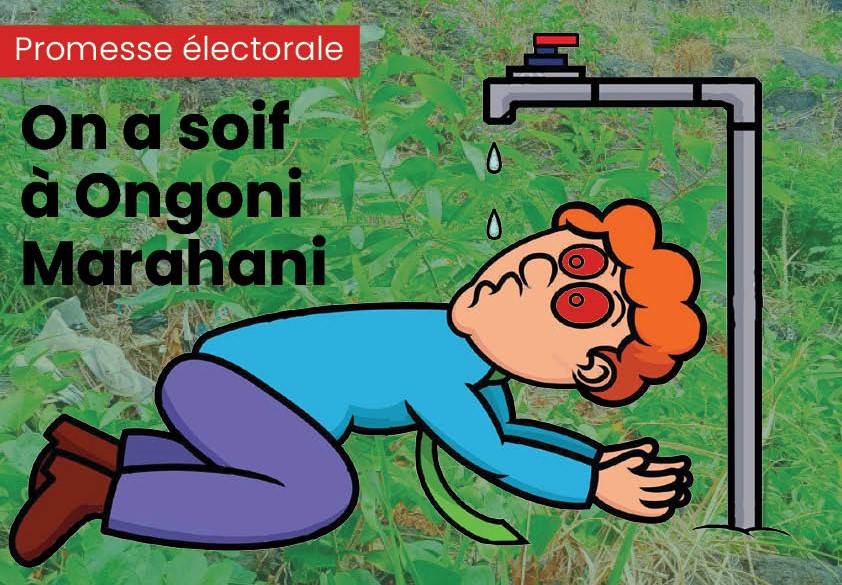 La pénurie d’eau s’intensifie ces derniers jours au village d’Ongoni Marahani